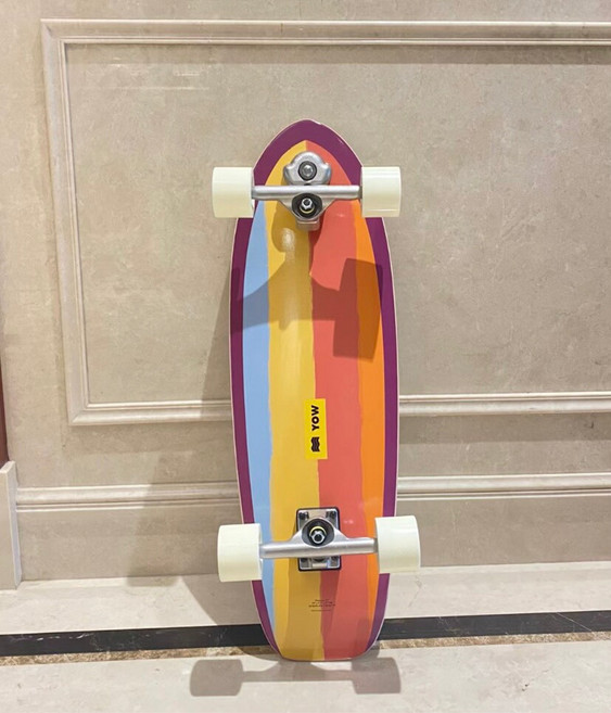 YOW 西班牙陸地衝浪板 加拿大進口7層A級楓木 加寬板面 日本特級金剛砂, 如圖所示, 1個