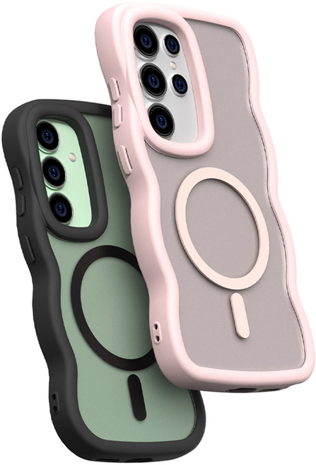 갤럭시 S25 S25울트라 물결 웨이브 하이브리드 맥세이프 케이스 S25플러스