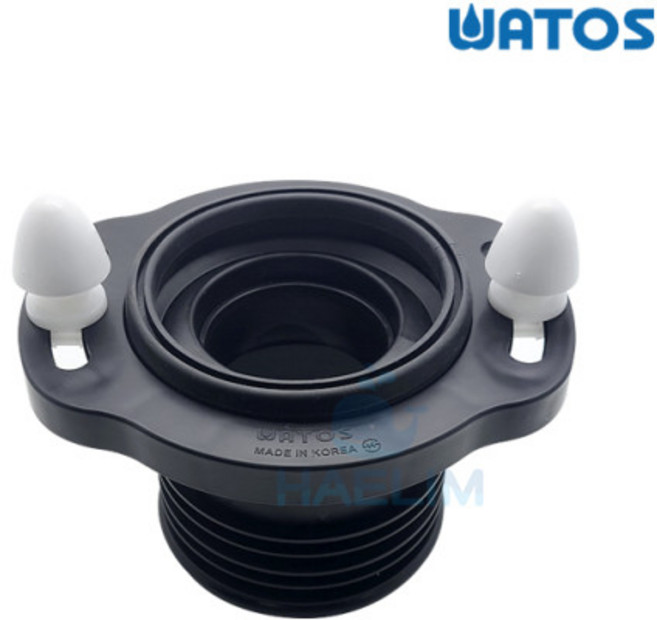 와토스코리아 비파괴 목높은 장편심(24.5mm 이동) WTP225 양변기 설치부속 플랜지 후렌지, 1개
