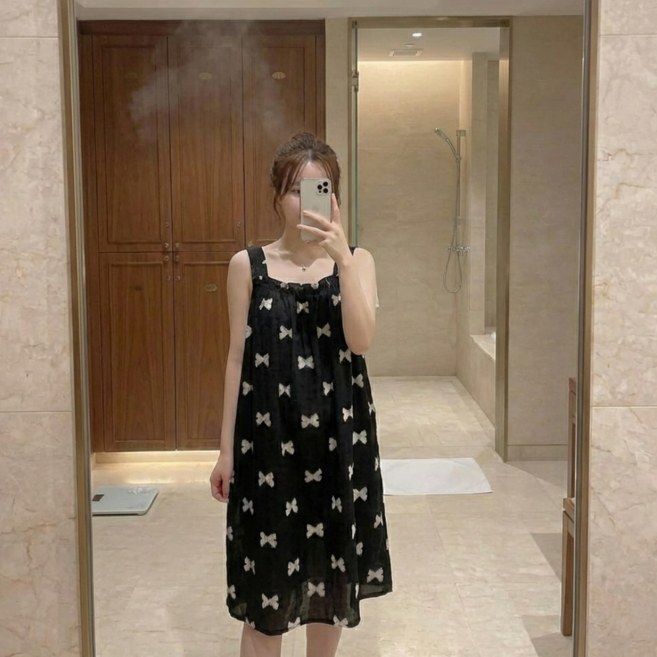 베리버터 여성 골프가운 샤워 로브