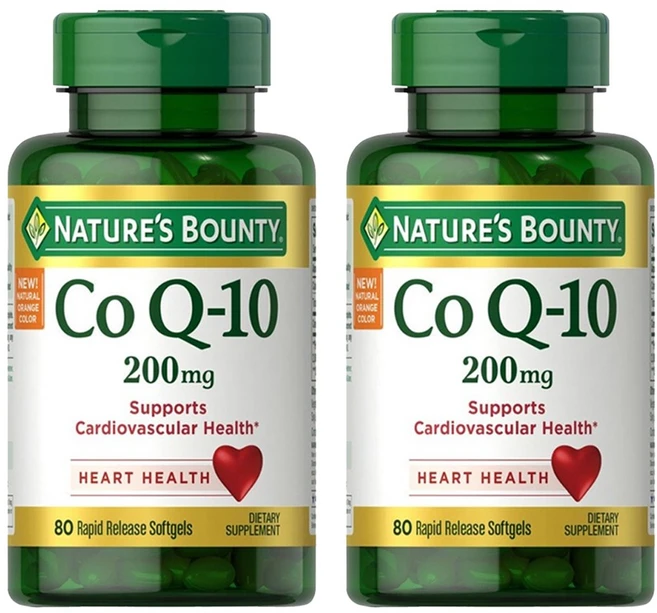 네이쳐스바운티 코큐텐 200mg 소프트젤, 2개, 80정 - 쿠팡