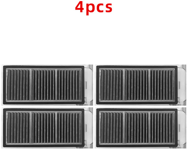 Dreame Matrix10 Ultra/S50 Pro L40s pro Ultra 예비 부품과 호환되는 로봇 진공 청소기 HEPA 여과기, 4개, Matrix10 Ultra
