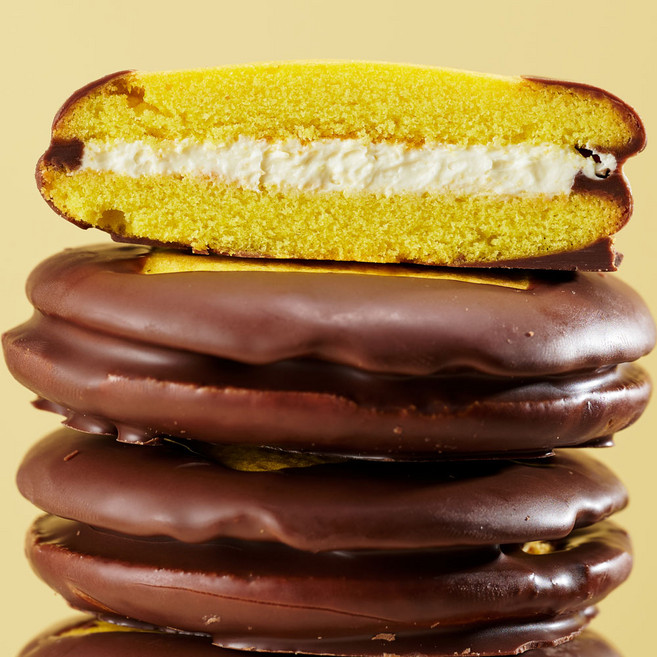 전주한옥 수제 초코파이 / 전주 미니초코파이 바나나맛, 40g, 1세트