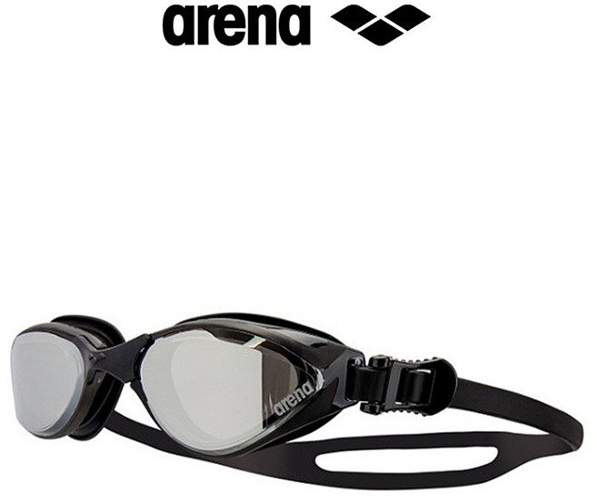 아레나 ARENA 우오보 리논 미러 수경 A5AC1AG14 AS5SGG54U AGL-1400M, 1개, 블랙