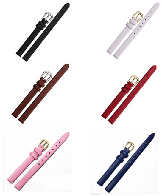 퓨처타임 여성 로즈몽 마크제이콥스 호환 가능 소가죽 시계줄(6mm-14mm)