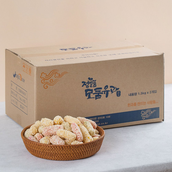 4위 - 정일품 모둠유과, 1개, 3kg