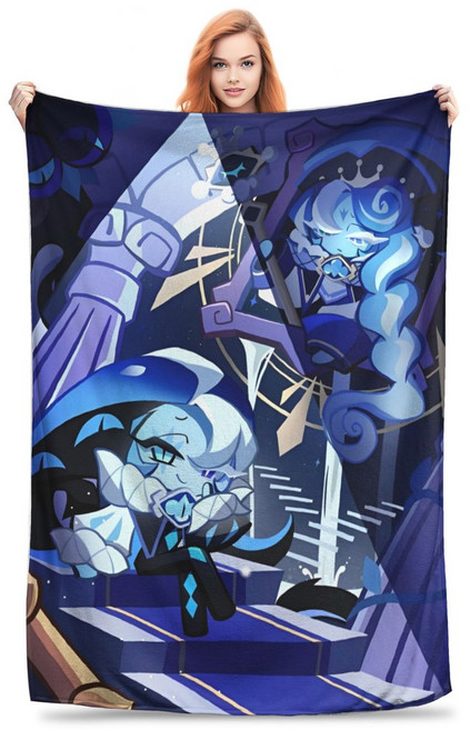 Shadow Milk Cookie Run Kingdom 담요 플란넬 올 시즌 침구 침실 플러시 얇은 이불, 70x100cm 27x39in, ZZS6-250920000878