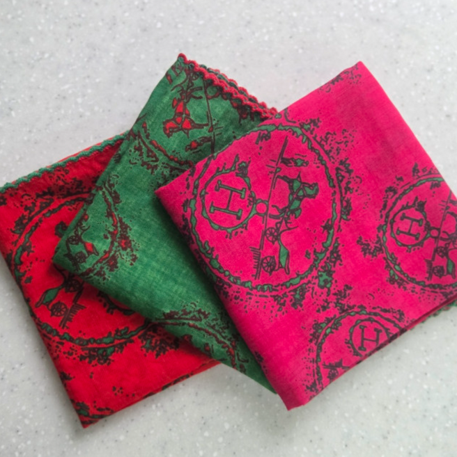 2장 3장 세트 대형 예쁜 국산 면 100 거즈 에티켓 스카프 단체 모임 선물