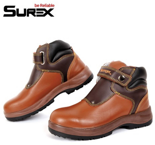 D 안전화 슈렉스 SR-501 벨크로 (5인치) 240~290 브라운 슈렉스안전화 남성 여성 작업화 발목 DO