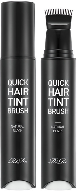 리르 퀵 헤어 틴트 브러쉬 20ml, 내추럴 블랙, 1개