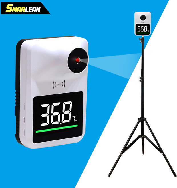 비접촉 발열체크기 체온계 온도계 열체크기 자동손소독기 길이조절 삼각대 스텐드형 별걸이형 에탄올83% 손소독제 소독존매트, 03.발열체크기