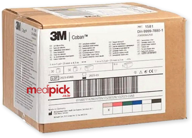 3M코반 1581 (1인치) 30롤 1박스, 1개