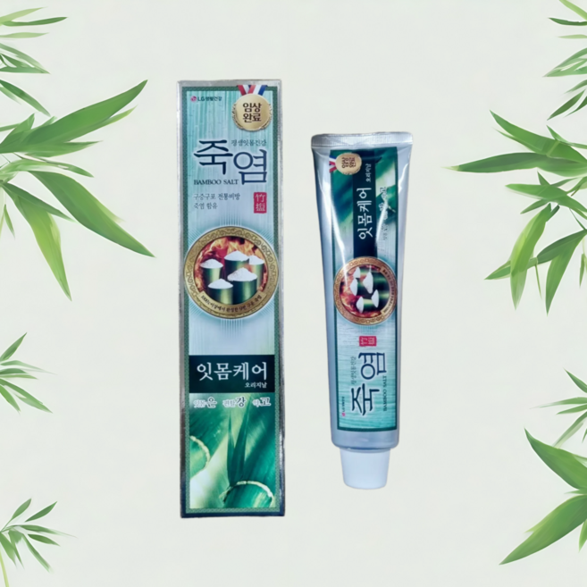엘지 죽염 은강고 오리지날 치약(잇몸케어)160g 1개