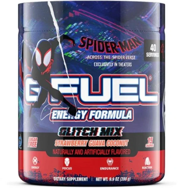 가지사슬 아미노산 bcaa 에너지 G 연료 누카콜라 파우더 무설탕 깨끗 카페인 포커스 워터 믹스 트로피컬 시트러스 베리 향 아미노 비타민 + 제 블렌드 9.8온스(40인분), Strawberry Guava Coconut, 1개, 280g - 쿠팡