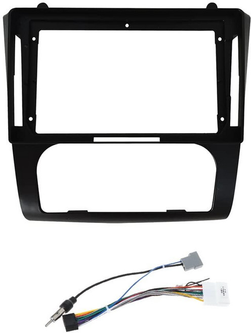 9'' Car Radio Stereo Fascia Frame Panel Trim with Power Harness Loom for 2008-2012 Nissan Teana Al, 9'' Car Radio Stereo Fascia Fr