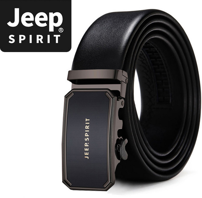 JEEP SPIRIT 비지니스 자동 소가죽 벨트 BT364