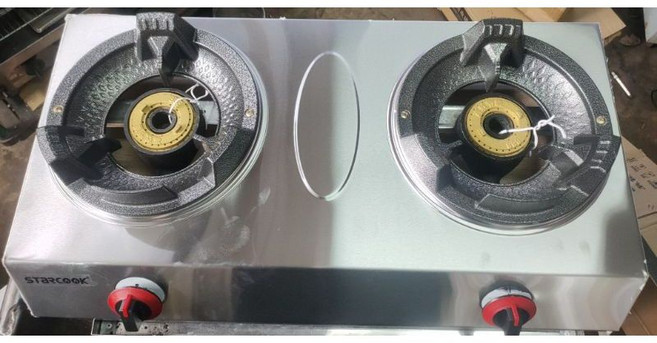 STARCOOK 雙口快速爐, 雙口快速爐 只能宅配 不能超商取貨,附配件(調整器.瓦斯管.束圈.通針), 1個