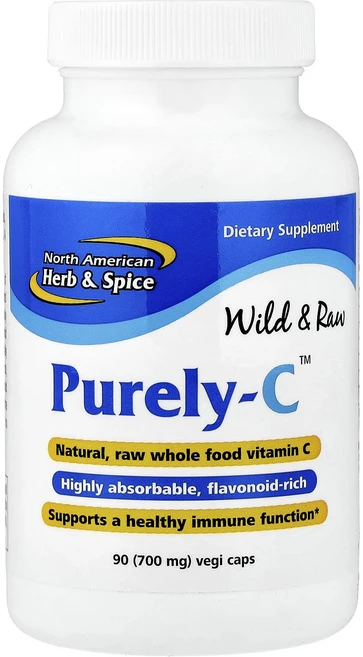 North American Herb & Spice Purely-C 700mg 베지캡슐 90정, 5개 - 쿠팡
