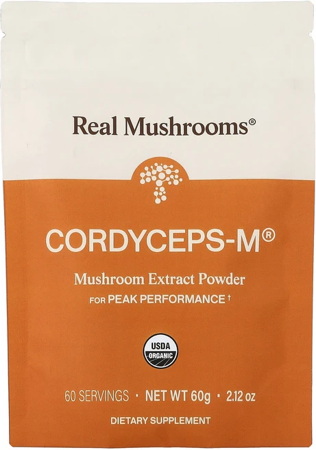 리얼머쉬룸스 동충하초-M 버섯 추출물 분말 60g(2.12oz), 6개, 60g - 쿠팡