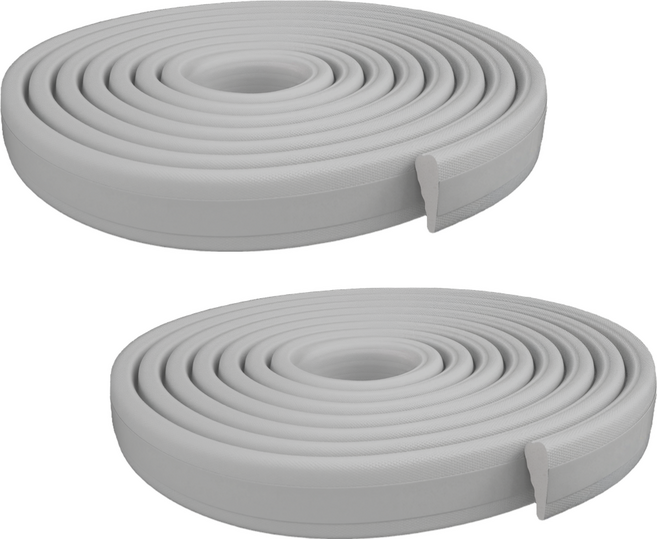 히트키퍼 신소재 문풍지 MAX 5m 2개입, 1세트, 그레이