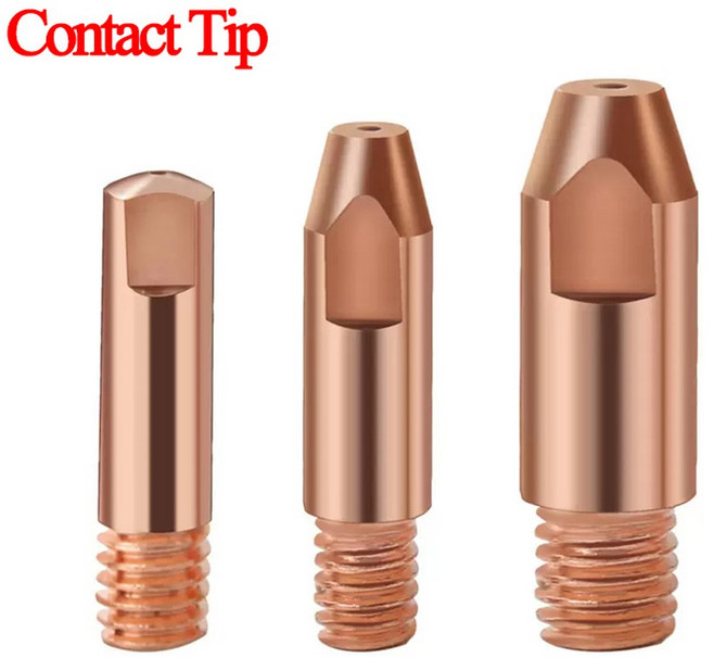 용접 토치 팁 가스 깍지 15AK 24KD 36KD 아르곤 0 8 1 0 2 4 6mm MIG 토치용 깍지 접촉 팁 5 10 20, 10 pcs, 1.6mm, 1개
