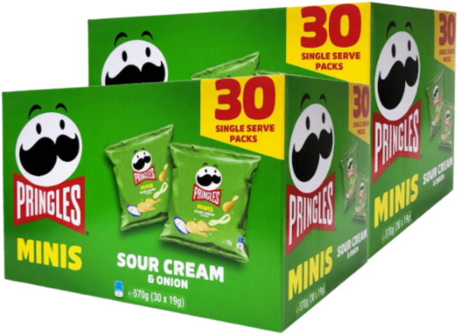 켈로그 프링글스 미니 양파 4p, 570g, 2개