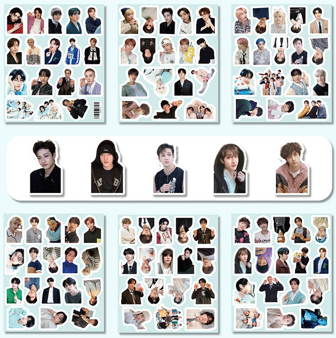 아이돌 스티커 15개 그룹 풀라인업 국내최다 옵션 선택형 대용량 다꾸 폰꾸 어린이날 선물용, 1세트, STRAY KIDS(스트레이키즈)/103Pcs