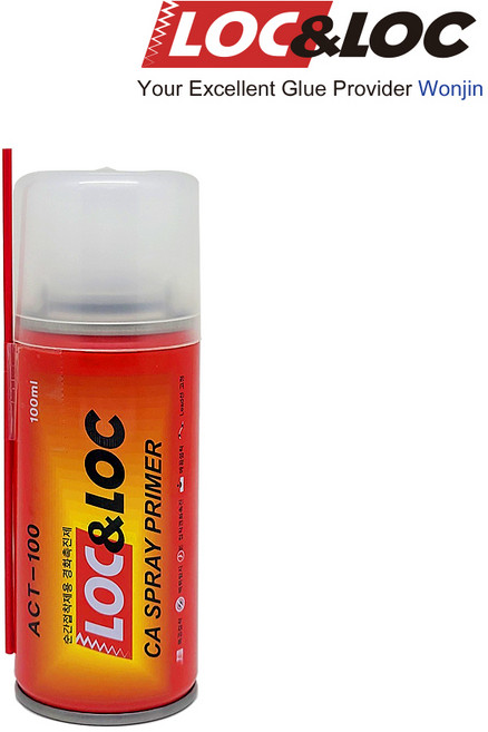 록앤록 경화제 ACT 100 100ml 순간본드 경화촉진제 초강력 속건 스프레이 접착제 경화제 CA 프라이머 액셀러레이터 빠른경화 백화방지, 1개