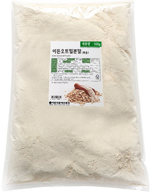 이든 오트밀 분말500g 볶음 귀리분말 선식 간편식, 1개
