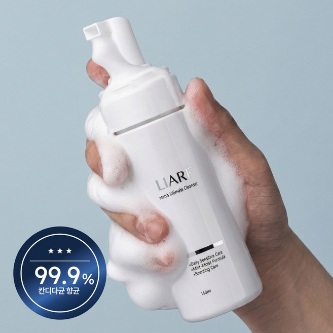 [리아르프] 냄새 제거 칸디다균99%감소 항균 항문세정제 남성청결제 항문까지 깨끗하게!, 1개, 150ml