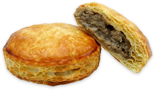 델리프랑스 머쉬룸 블랙페퍼 라운드 퍼프 냉동생지 135g 50개입, 머쉬룸 블랙페퍼 라운드 퍼프 135g 50개입