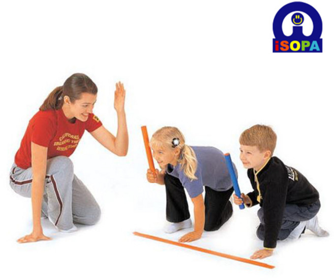 아이소파 바톤 5개세트 IS-39 유아 놀이 체육 완구 초등학교 운동회 계주 용품 교구