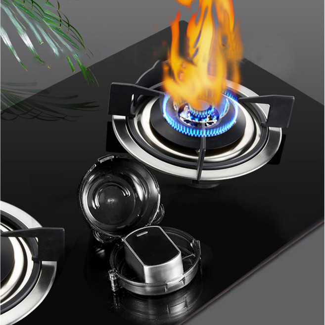 2p/4p/6p구성 가스렌지 벨브 캡 커버 스위치 케이스 손잡이 안전 덮개, 1세트, 반투명