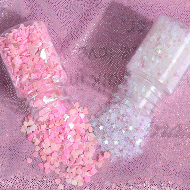 DIY 데코덴생크림 파츠 필통 핸드폰케이스 꾸미기, 트윙클하트, 1개