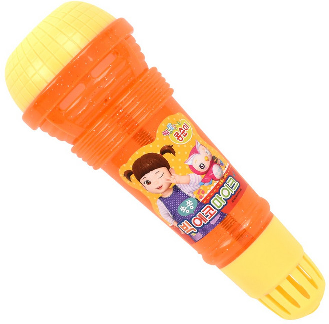 콩순이 쏭쏭 에코 마이크 완구, 노랑, 1개