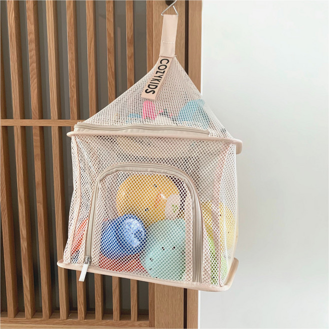 코지 목욕 장난감 정리함 물놀이 욕실 그물망 메쉬 건조망, 1개