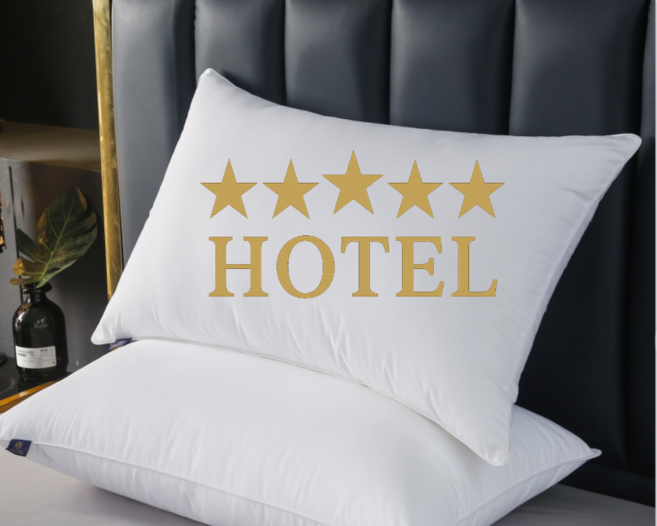 5성 호텔용 푹신 탄력 솜 베개 특급 스마트라이프, 1개, 흰색