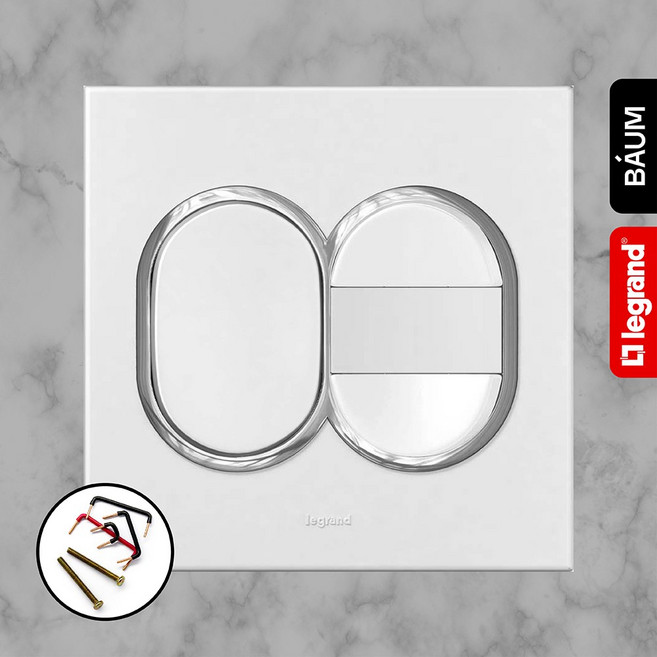 아테오 국내형(KS) 화이트 원형 중3구 스위치 프랑스 르그랑 매입 단로 1로, 08_중3구 스위치