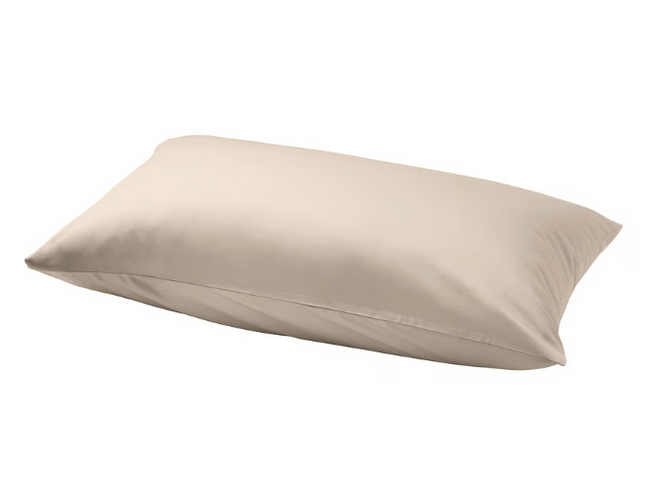 이케아 NATTJASMIN 나티아스민 베개커버 라이트베이지 50x80 cm