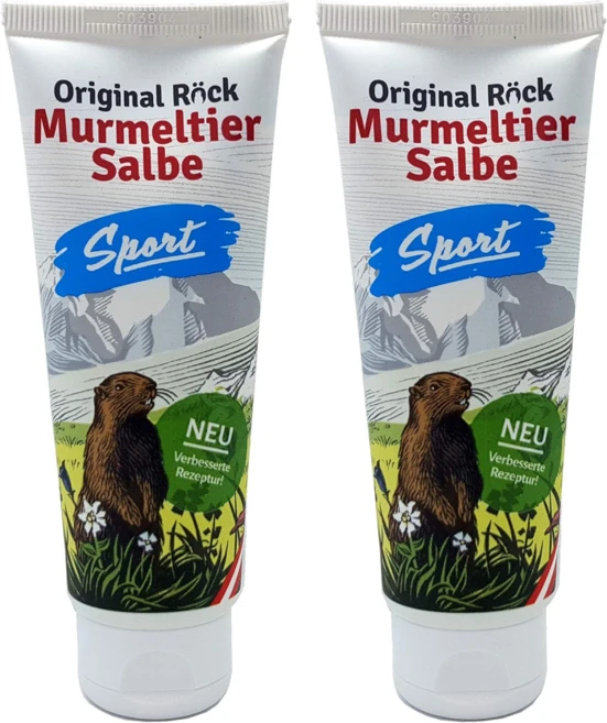 오리지널 마멋 크림 튜브형 75ml 바디 무릎 근육 마사지 국민 연고 알프스 오일 함유, 75ml x 2개 - 쿠팡