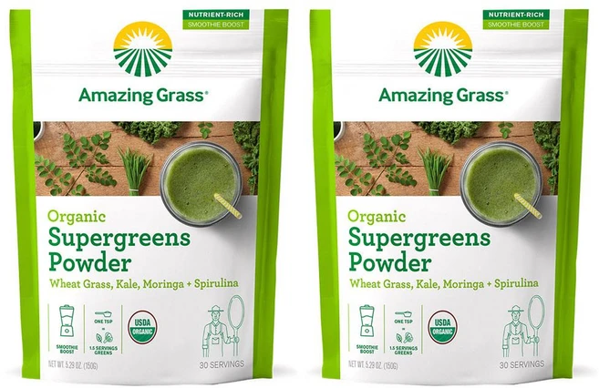 어메이징그라스 수퍼그린 파우더, 150g, 1개입, 2개 - 쿠팡