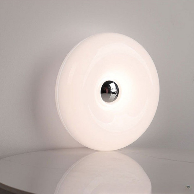 히즈엔 led 무선 무드등 인테리어 도넛 조명, 화이트(USB 전원)