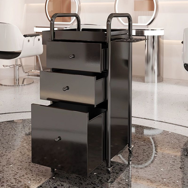 스텐 미용실 미용 2단 트레이, 공식 표준 구성, 1개