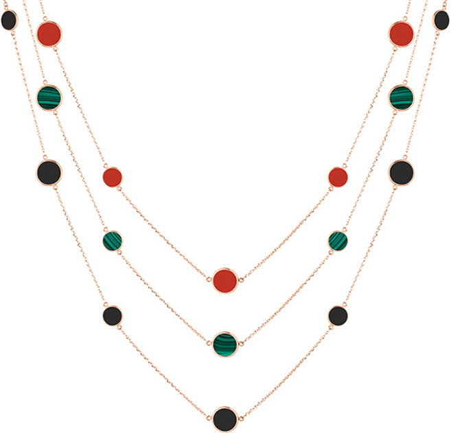 준주얼리 14K 샤인파티 천연석 롱 목걸이 [6종택1]