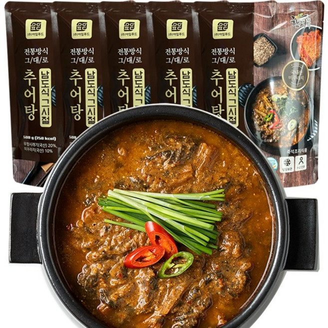 진한국물 남도식 그시절 추어탕 / 전통방식 그대로 HACCP인증제조, 500g, 10개