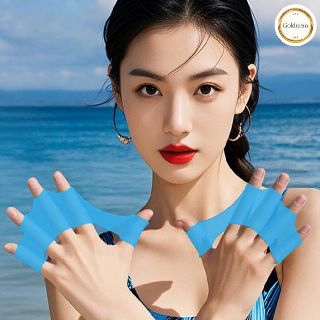 GOLDMEME 개구리물갈퀴 물갈퀴장갑, 그린 L, 그린color