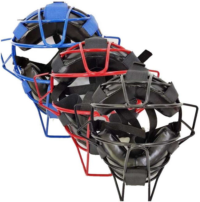 야구 포수마스크 아동용 성인용 야구마스크 야구용품, 1개, 화이트