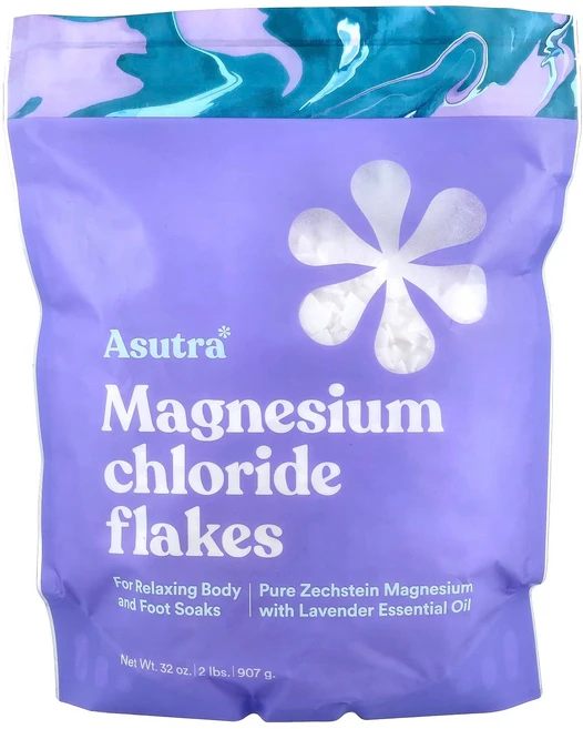 아수트라 염화마그네슘 플레이크 907g (32온스) ASU-53895, 1개 - 쿠팡