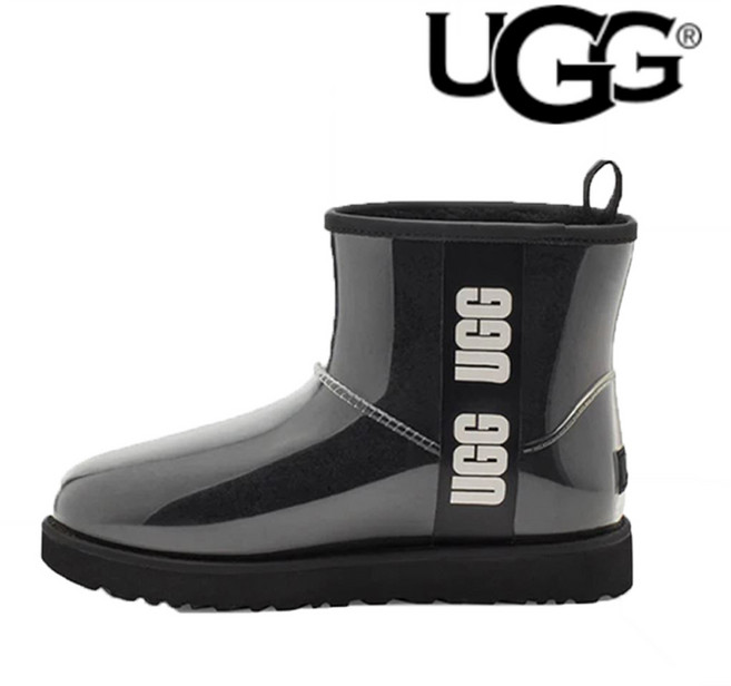 [미국 정품] 어그 UGG 클래식 클리어 미니 양털 부츠 1113190-NBLC BLK