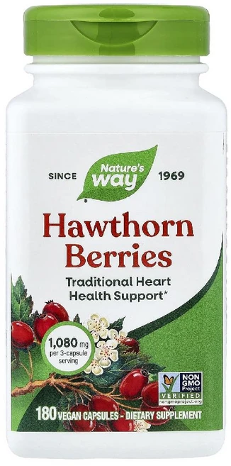 네이처스웨이 산사나무 베리 Hawthorn 캡슐 180정, 1개 - 쿠팡